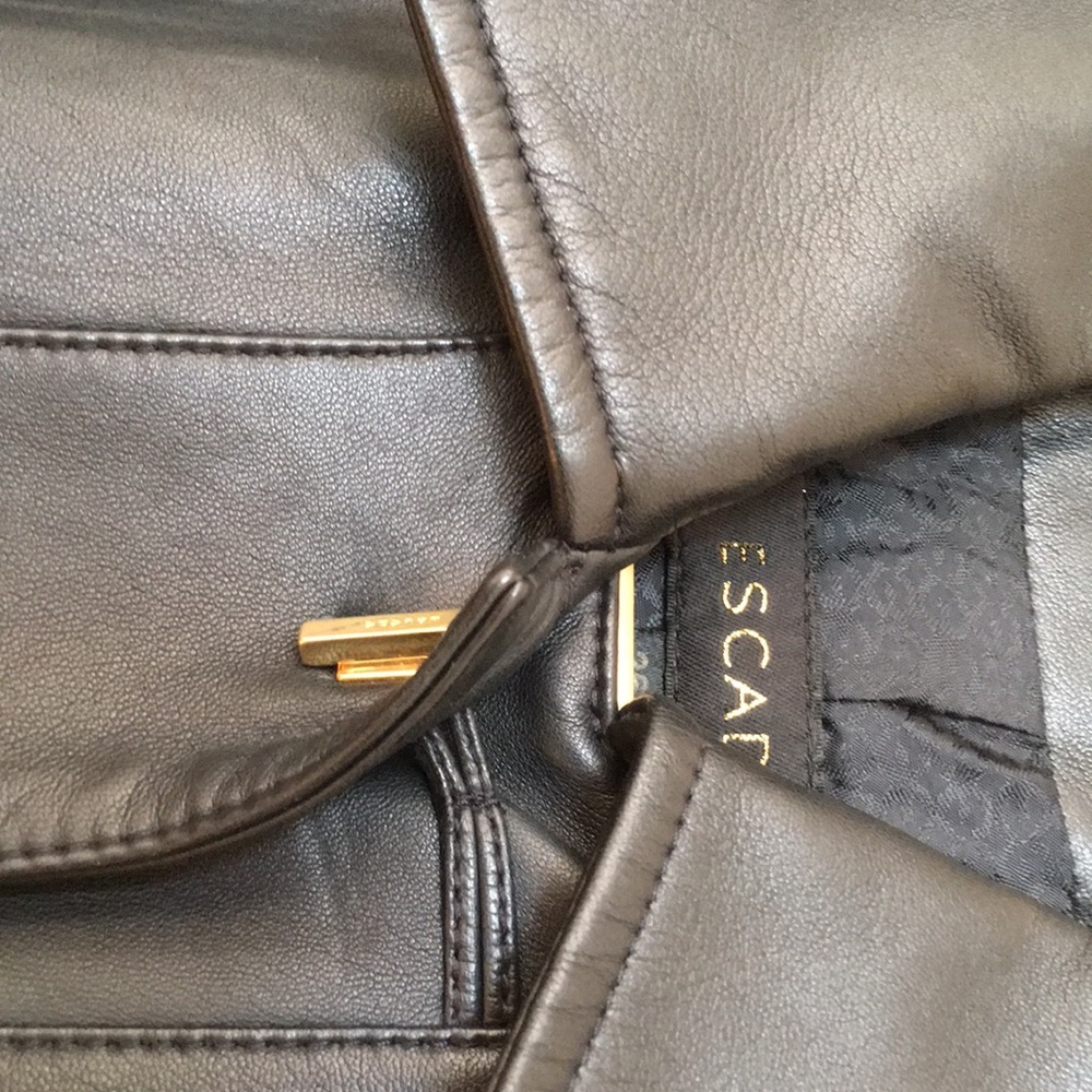Leather Escada jacket - Picture 6 of 7